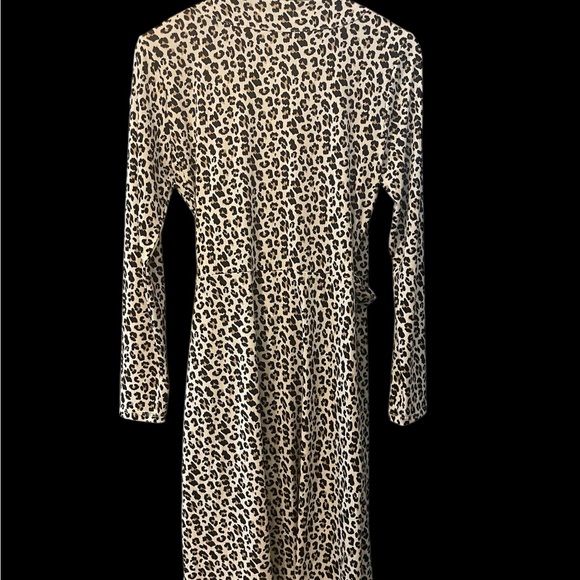 BRF wrap dress leopard print M - Picture 2 of 4